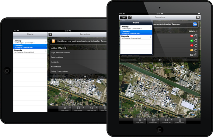 Environment, Health and Safety iPad App